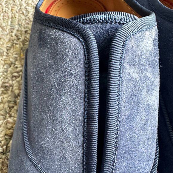 Christian Louboutin Dandelion Velvet Loafers – Blue Suede main image 10